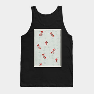 Orange Koi: Goldfish painting from Bijutsu Sekai by Watanabe Seitei - digitally cleaned and restored Tank Top